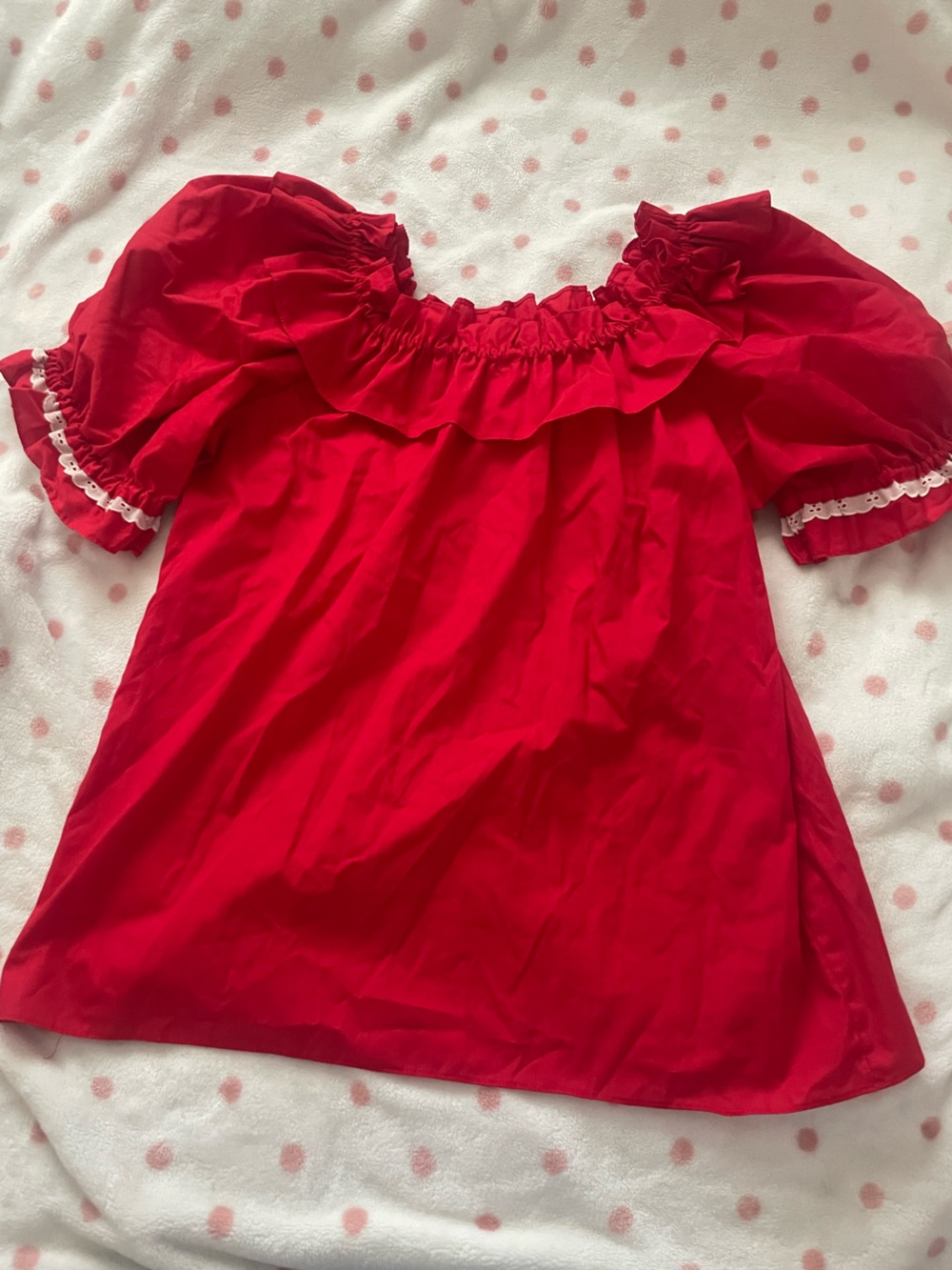 Vintage cute frilly top💋